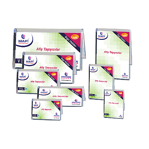 MAPİ V TİPİ YATAY AFİŞ TAŞIYICI 297x160mm (5342540) - 1