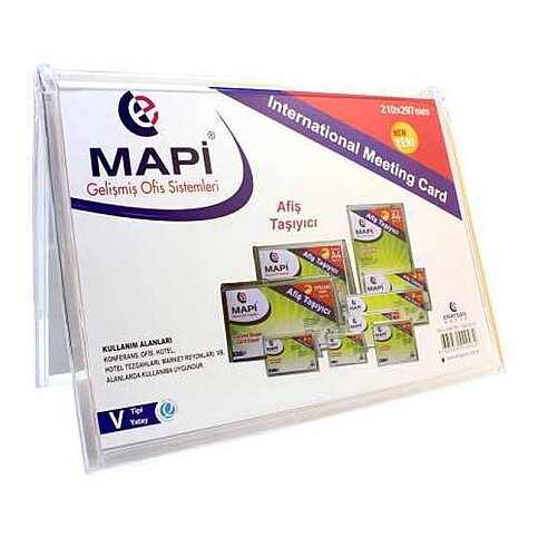 MAPİ V TİPİ YATAY AFİŞ TAŞIYICI A4 (5342545) - 1