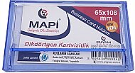 MAPİ DİKDÖRTGEN KARTVİZİTLİK 65x108 ŞEFFAF LACİVERT (5301002) - MAPİ