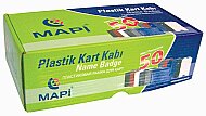 Mapi Dikey Kart Kabı Beyaz 10lu (9101500) - MAPİ