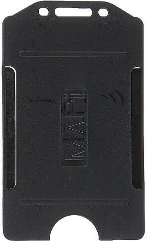 MAPİ DİKEY KART KABI SİYAH 50Lİ (9101401) - 1