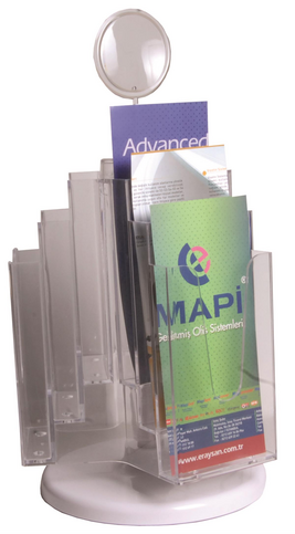 Mapi Dönerli Afiş Taşıyıcı A4 4 Yön 8 Raf (5381548) - 1