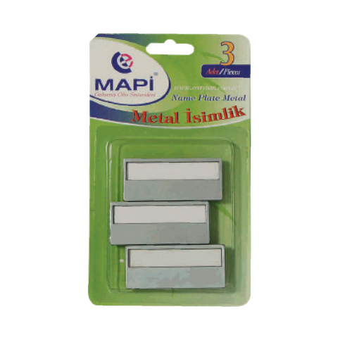 Mapi İğneli İsimlik Gümüş 3lü (9081101) - 1