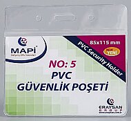 MAPİ KART GÜVENLİK POŞETİ 8x10.3cm 100LÜ (9101035) - MAPİ