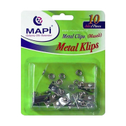 Mapi Metal Maşalı Lüks Kart Klipsi Şeffaf 10lu Blister (9100606) - 2