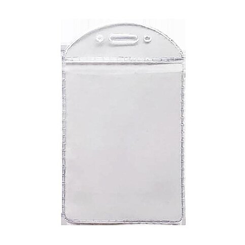 MAPİ OVAL ŞERİTLİ KART POŞETİ ŞEFFAF 100LÜ (9101002) - 1