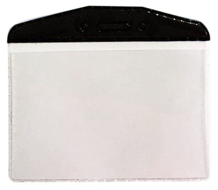 Mapi Oval Şeritli Kart Poşeti Siyah 100lü (9101005) - 1