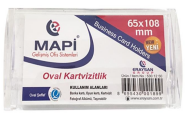 MAPİ OVAL KARTVİZİTLİK 65x108 ŞEFFAF (5301250) - MAPİ