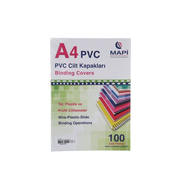 Mapi Pvc Cilt Kapağı A4 160Mic Şeffaf 100Lü - MAPİ