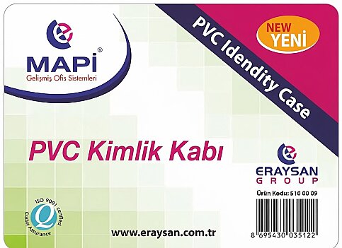 MAPİ PVC KİMLİK KABI 100LÜ (5100011) - 1