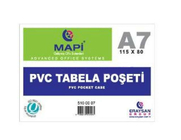 Mapi Pvc Tabela Poşeti Afiş Muhafaza Kabı A7 Şeffaf (5100007) - Mapi