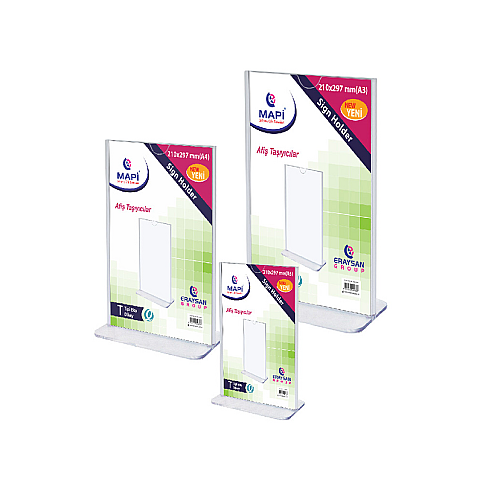 MAPİ T TİPİ DİK AFİŞ TAŞIYICI A6 (5341020) - 1