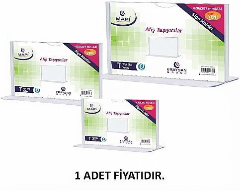 MAPİ T TİPİ EKO YATAY AFİŞ TAŞIYICI A4 (5341625) - 1