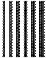 MAPİBİND PLASTİK SPİRAL 28mm SİYAH 50Lİ (2012801) - MAPİBİND