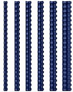 MAPİBİND PLASTİK SPİRAL 6mm LACİVERT 100LÜ (2010602) - MAPİBİND