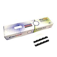 MAPİBİND PLASTİK SPİRAL 6mm SİYAH 100LÜ (2010601) - MAPİBİND