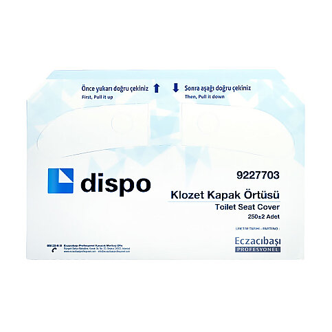 SELPAK PROFESSİONAL KLOZET KAPAK ÖRTÜSÜ 250 YAPRAK (7900097) - 1