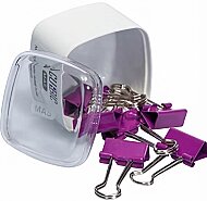 MAS 1266 CUBBİE OMEGA RENKLİ ÇELİK KISKAÇ 19mm MOR 6LI - MAS