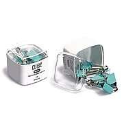 MAS 1266 CUBBİE OMEGA RENKLİ ÇELİK KISKAÇ 19mm TURKUAZ 6LI - MAS