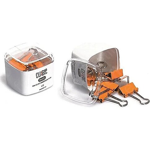 MAS 1266 CUBBİE OMEGA RENKLİ ÇELİK KISKAÇ 19mm ORANJ 6LI - 1