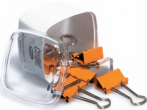 MAS 1266 CUBBİE OMEGA RENKLİ ÇELİK KISKAÇ 19mm ORANJ 6LI - 1