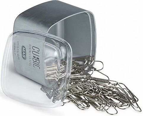 MAS 1301 CUBBİE PREMİUM ATAŞ 28mm SİLVER 45 ADET - 1