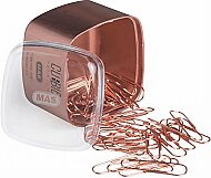 MAS 1303 CUBBİE PREMİUM ATAŞ 28mm ROSE GOLD 45 ADET - MAS