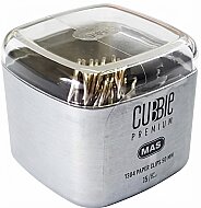 MAS 1304 CUBBİE PREMİUM ATAŞ 50mm SİLVER 15 ADET - MAS
