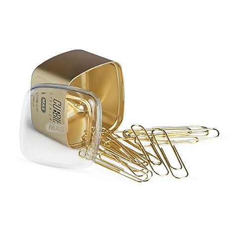MAS 1305 CUBBİE PREMİUM ATAŞ 50mm GOLD 15 ADET - 1
