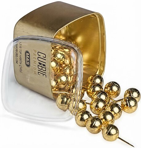 MAS 1314 CUBBİE PREMİUM TOP HARİTA ÇİVİSİ GOLD - 1