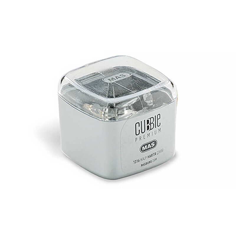 MAS 1316 CUBBİE PREMİUM KALP HARİTA ÇİVİSİ SİLVER