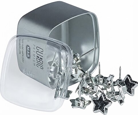 MAS 1319 CUBBİE PREMİUM YILDIZ HARİTA ÇİVİSİ SİLVER - 1