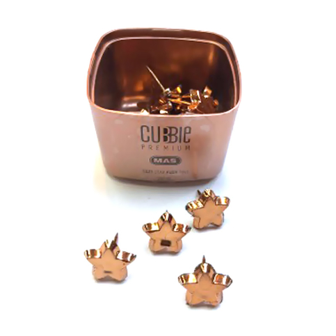Mas 1321 Cubbie Premium Yıldız Harita Çivisi Rose Gold - 1