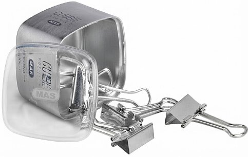 MAS 1322 CUBBİE PREMİUM OMEGA KISKAÇ 19mm SİLVER 5Lİ - 1