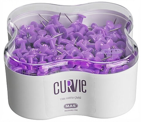 MAS 1346 CURVİE HARİTA ÇİVİSİ 315 MOR - 1