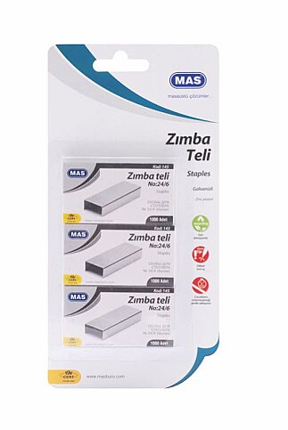 MAS 146 ZIMBA TELİ NO:24/6 3LÜ BLİSTER - 1