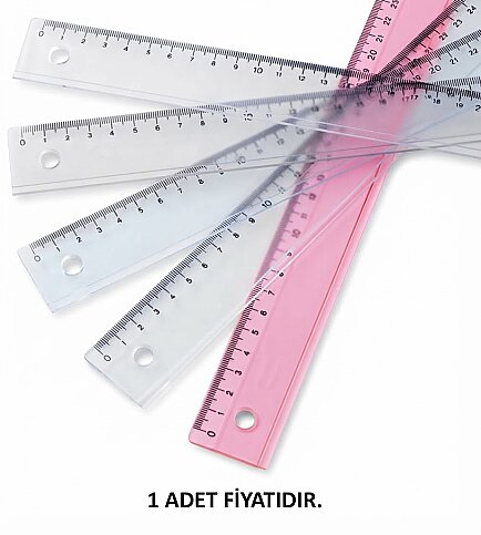 MAS 2230 PLASTİK CETVEL 30cm - 1