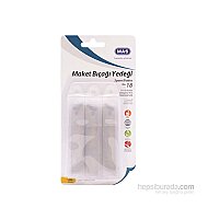 MAS 2577 GENİŞ MAKET BIÇAĞI YEDEĞİ 18mm 10LU 3LÜ BİLİSTER - MAS