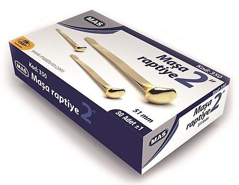 MAS 350 MAŞA RAPTİYE 51mm NO:2 30 ADET - 1