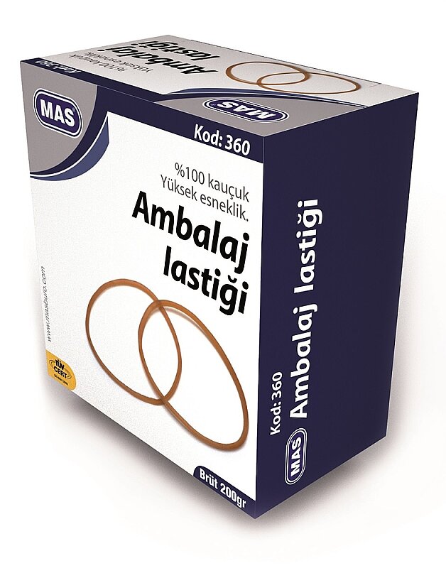 MAS 360 MİDİ AMBALAJ LASTİĞİ 200gr KUTU