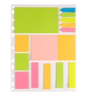 Mas 3674 Kombo Yapışkanlı Not Kağıdı Karma Seti 18S - MAS