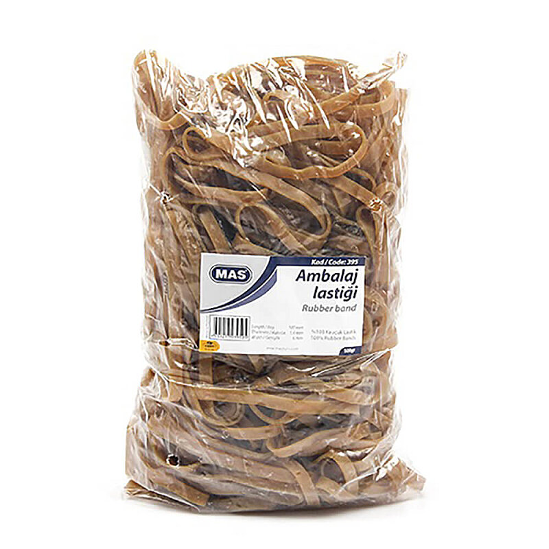 MAS 395 GENİŞ AMBALAJ LASTİĞİ 500gr POŞET