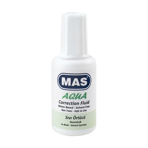Mas 460 Su Bazlı Fırça Uçlu Sıvı Düzeltici (Silici) 20Ml - 1