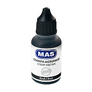 MAS 462 ISTAMPA MÜREKKEBİ SİYAH 20ml - MAS