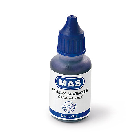 MAS 463 ISTAMPA MÜREKKEBİ MAVİ 20ml - 1