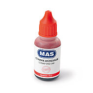 MAS 464 ISTAMPA MÜREKKEBİ KIRMIZI 20ml - MAS