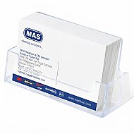 MAS 484 KÖŞELİ KARTVİZİTLİK ŞEFFAF - MAS