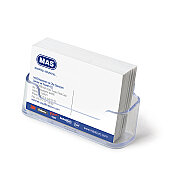 MAS 486 OVAL KARTVİZİTLİK ŞEFFAF - MAS