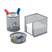 Mas 505 Metal Perfore Masa Seti Gri 3Lü - MAS