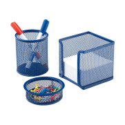 Mas 505 Metal Perfore Masa Seti Mavi 3Lü - MAS